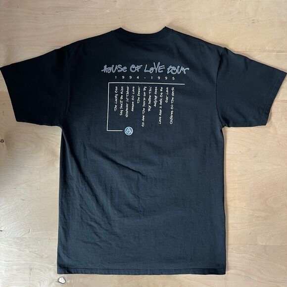 Vintage Amy Grant Shirt XL Black 90s Music House of Love Tour Country Art - Picture 6 of 7